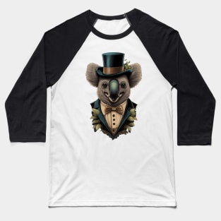 Koala with top hat Baseball T-Shirt